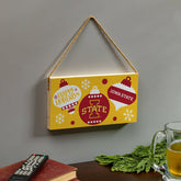 Iowa State University Holiday Wood Wall Sign, 6x11