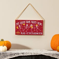 Iowa State University Halloween Wood Wall Sign, 6x11