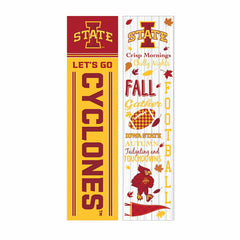 46" Double Sided Leaner, Iowa State University, Fall Seasonal