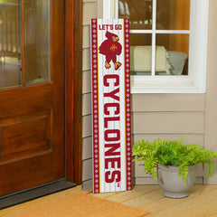 47" Double Sided Leaner, Iowa State University, Christmas