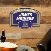 James Madison University USA Embossed Steel Wall Sign, 11" x 17"