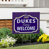 James Madison University Coroplast Yard Sign, "Fans Welcome"