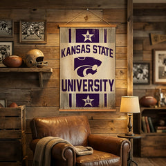 Kansas State University, Canvas Wall Tapestry, Medium, 36x24