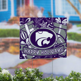 Kansas State University Yard Sign, Holiday