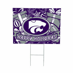Kansas State University Yard Sign, Holiday