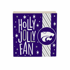 Kansas State University Block, Holiday, 6x6
