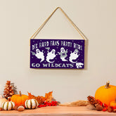Kansas State University Halloween Wood Wall Sign, 6x11