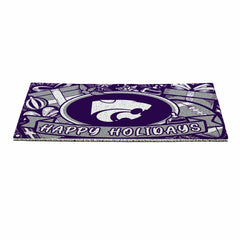 Kansas State University Holiday PVC Mat, 28"x16"