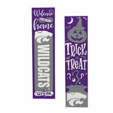 Kansas State University 47" Double Sided Leaner, Halloween