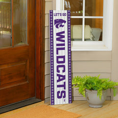 Kansas State University 47" Double Sided Leaner, Christmas