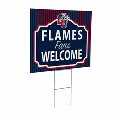 Liberty University Coroplast Yard Sign, "Fans Welcome"