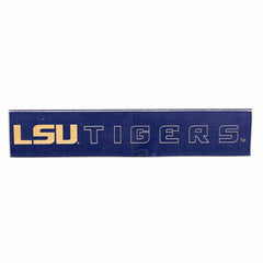 Louisiana State University Engraved Wood Sign, 3.5" x 18"