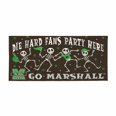 Marshall University Flocked Coir Halloween Sassafras Switch Mat, 22"x1