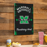 Marshall University Wood Wall Sign, 16x24