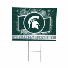 Michigan State University Yard Sign, Patriotic