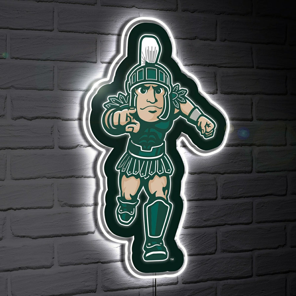 LED Wall Decor, Glazelite, College Mascot, Michigan State University