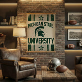 Michigan State University, Canvas Wall Tapestry, Large, 54x36