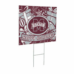 Mississippi State University Yard Sign, Holiday