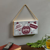 Mississippi State University Holiday Wood Wall Sign, 6x11