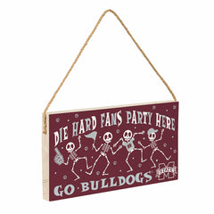 Mississippi State University Halloween Wood Wall Sign, 6x11