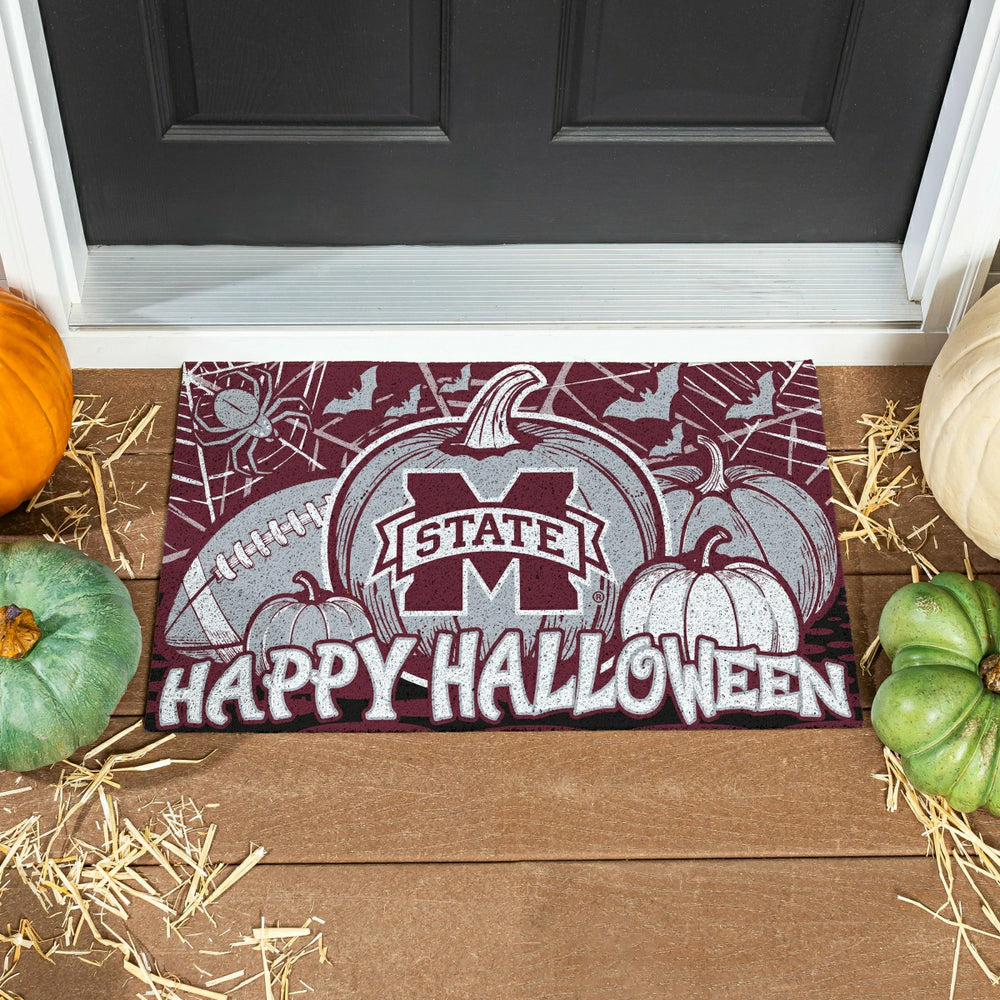 Mississippi State University Halloween PVC Mat, 28"x16"