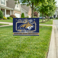 Montana State University Yard Sign, Patriotic