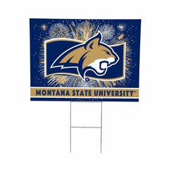 Montana State University Yard Sign, Patriotic