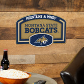 Montana State University USA Embossed Steel Wall Sign, 11" x 17"