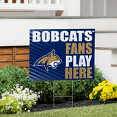 Montana State University Coroplast Yard Sign "Fans Play Here"