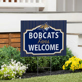 Montana State University Coroplast Yard Sign, "Fans Welcome"