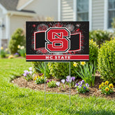 North Carolina State University Yard Sign, Patriotic