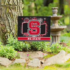 North Carolina State University Yard Sign, Patriotic