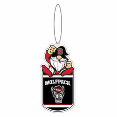 North Carolina State University Gift Tag Ornament, Gnome Fan