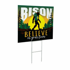 North Dakota State University Yard Sign, Bigfoot