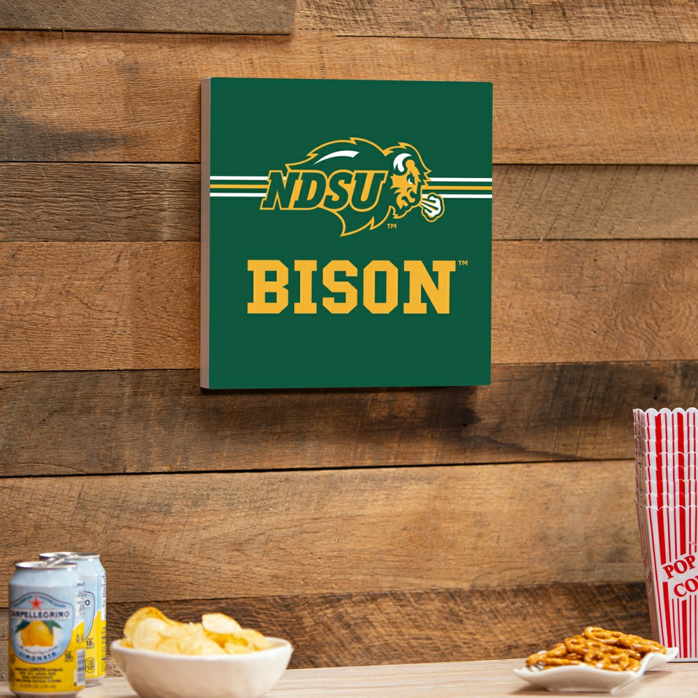 North Dakota State University Wood Wall Sign, 12x12