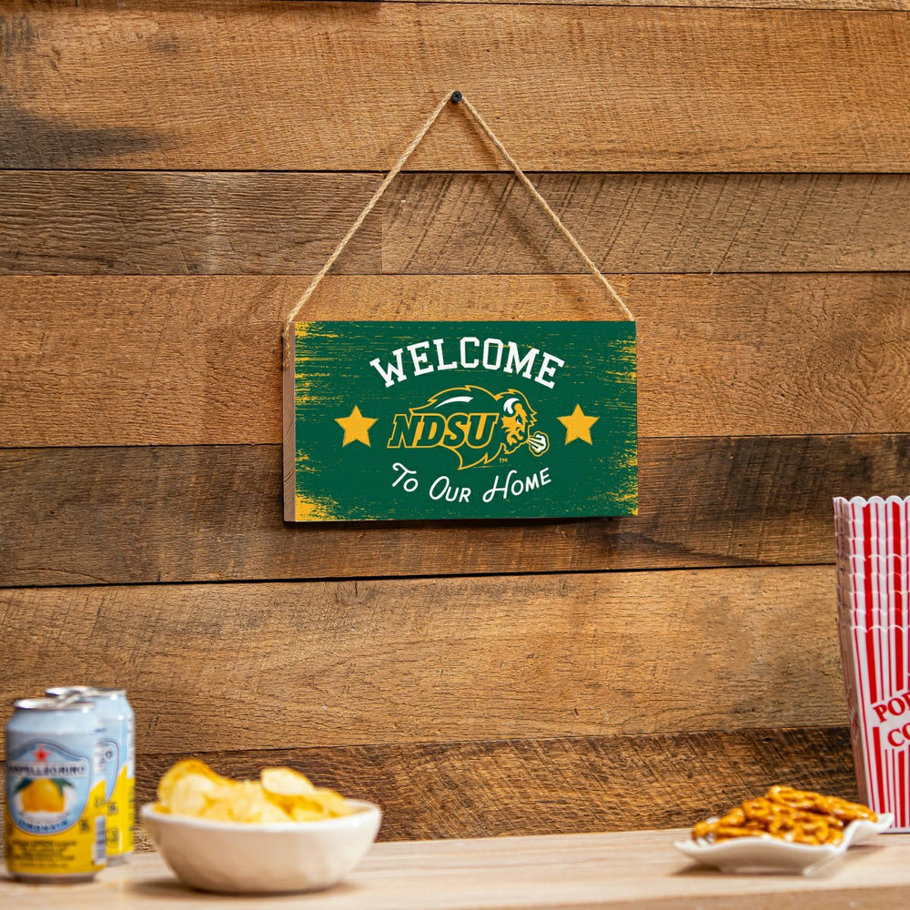 North Dakota State University Wood Wall Sign, 6x11