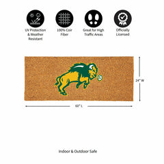 North Dakota State University Extra Large Full Color Coir Mat, 60"x24"