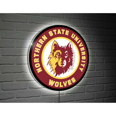 LED Wall Decor, Edgelite, Large Round, College, Northern State Univers