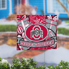 Ohio State University Yard Sign, Holiday
