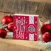 Ohio State University Block, Holiday, 6x6