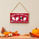 Ohio State University Halloween Wood Wall Sign, 6x11