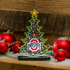 Ohio State University College Holiday Tree Desklite LED Decor