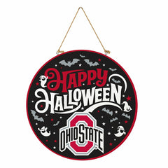 Ohio State University Halloween Round Door Décor with Hanging Rope, 18
