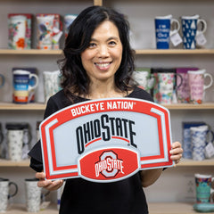Ohio State University USA Embossed Steel Wall Sign, 11" x 17"