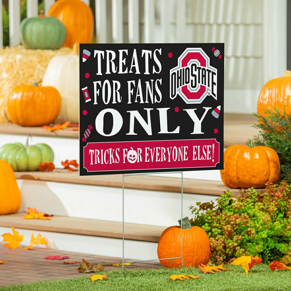 Ohio State University Yard Sign, Halloween Treats for Fans