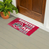 Ohio State University Fan Mat, 28"x16"