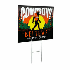 Oklahoma State University Yard Sign, Bigfoot