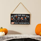 Oklahoma State University Halloween Wood Wall Sign, 6x11