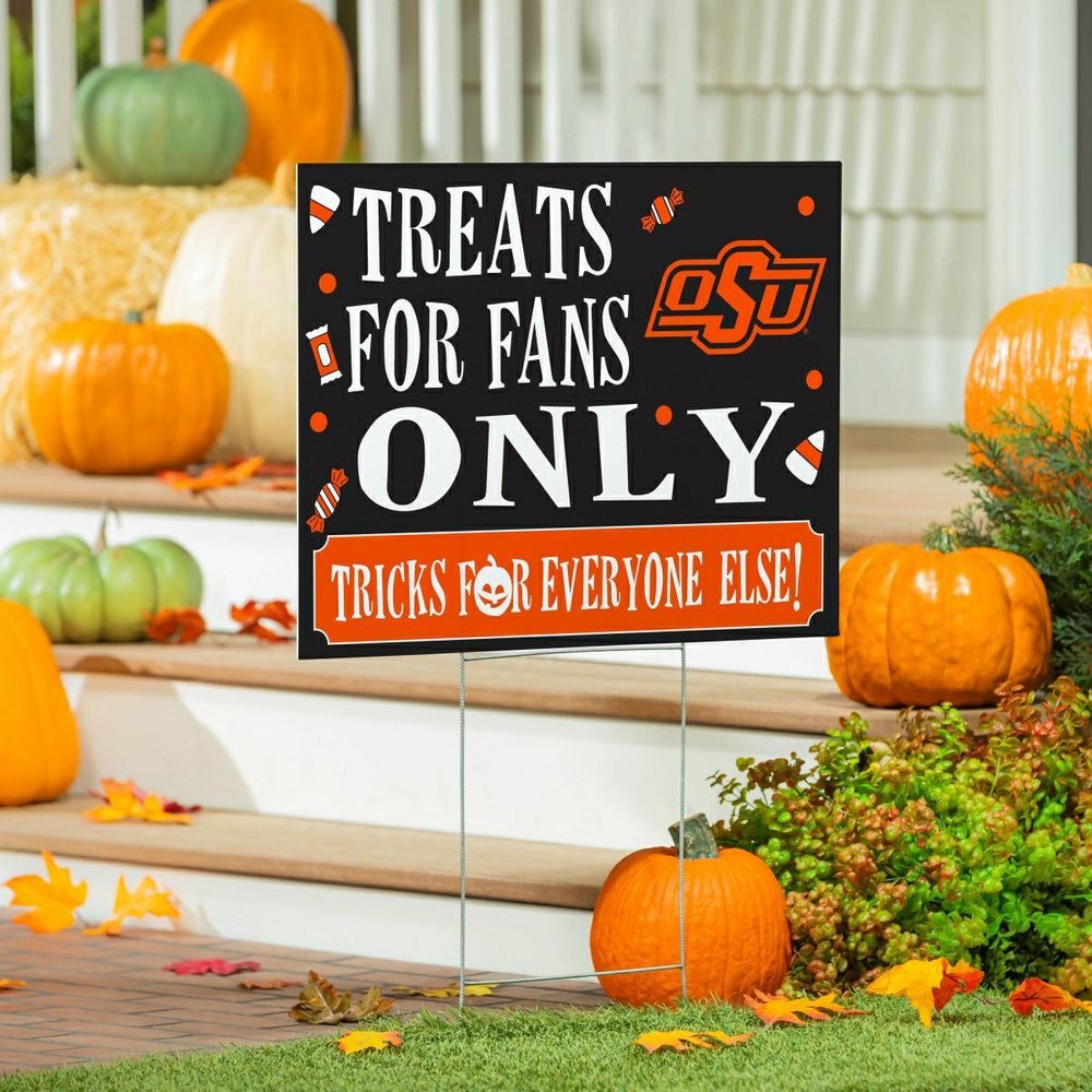 Oklahoma State University Yard Sign, Halloween Treats for Fans