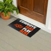 Oklahoma State University Fan Mat, 28"x16"
